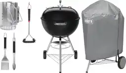 Coolblue Weber Original Kettle 57 cm Zwart Starterspakket aanbieding