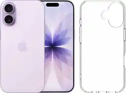 Coolblue Apple iPhone 17 256GB Paars + BlueBuilt Screenprotector Glas aanbieding