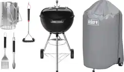 Coolblue Weber Original Kettle 47 cm Zwart Starterspakket aanbieding