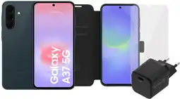 Coolblue Samsung Galaxy A37 128GB Donkergroen 5G + Compleet Accessoirepakket aanbieding