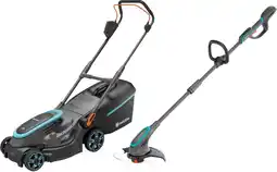 Coolblue Gardena PowerMax 37/36V P4A Solo + Gardena PowerTrim 30/18V P4A Solo (zonder accu) aanbieding
