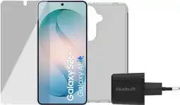 Coolblue Samsung Galaxy S26 Plus 256 Go Bleu Clair 5G + Pack d'Accessoires Complet aanbieding