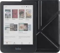 Coolblue Kobo Clara Colour Noir + BlueBuilt Book Case Noir aanbieding