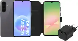 Coolblue Samsung Galaxy A57 128 Go Gris 5G + Pack d'Accessoires de Base aanbieding