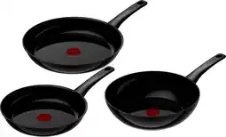 Coolblue Tefal Renew On Set de Poêles à Frire Céramique 24 + 28 cm + Wok 28 cm aanbieding