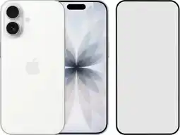 Coolblue Apple iPhone 17 256Go Blanc + BlueBuilt Protège-écran Verre aanbieding