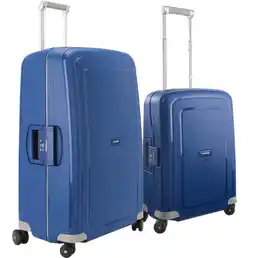 Coolblue Samsonite S'Cure Valise à 4 Roulettes 55+75 cm Dark Blue aanbieding