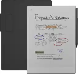 Coolblue reMarkable Paper Pro + BlueBuilt Book Case Zwart aanbieding