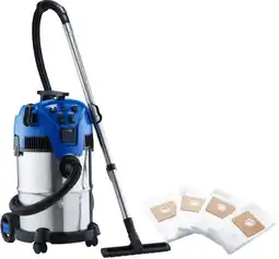 Coolblue Nilfisk Multi II 30 T VSC Inox + Nilfisk Sac d'Aspirateur pour Multi II (4x) aanbieding