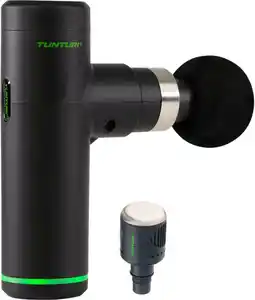 Coolblue Tunturi Pistolet de Massage Mini + Tête de Massage Chaud et Froid aanbieding