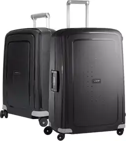 Coolblue Samsonite S'Cure Valise à 4 Roulettes 75 + 55cm Noir Set de Valises aanbieding