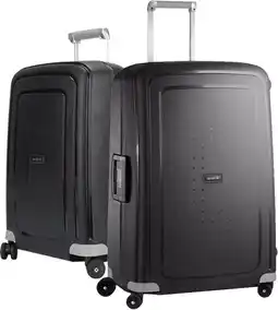 Coolblue Samsonite S'Cure Valise à 4 Roulettes 75 + 55cm Noir Set de Valises aanbieding