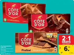 Carrefour Chocoladetabletten Côte d'Or aanbieding