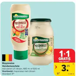 Carrefour Mayonaise Vandemoortele aanbieding