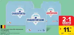 Carrefour Plat of bruisend natuurlijk mineraalwater Chaudfontaine aanbieding