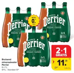 Carrefour Bruisend mineraalwater Perrier aanbieding