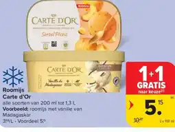 Carrefour Roomijs Carte d'Or aanbieding