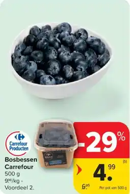 Carrefour Bosbessen Carrefour aanbieding
