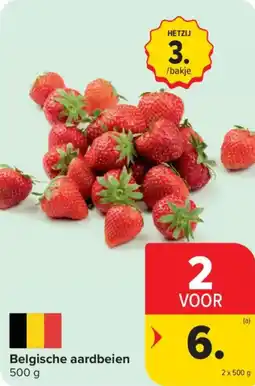 Carrefour Belgische Aardbeien aanbieding