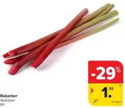 Carrefour Rabarber aanbieding