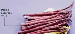 Carrefour Paarse Asperges aanbieding
