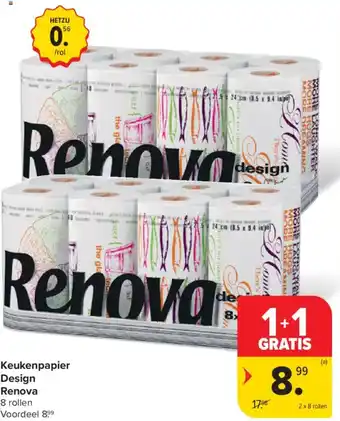 Carrefour Keukenpapier Design Renova aanbieding