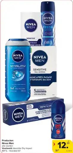Carrefour Producten Nivea Men aanbieding