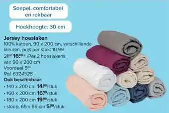 Carrefour Jersey Hoeslaken aanbieding