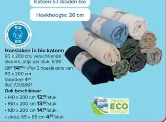 Carrefour Hoeslaken in Bio Katoen aanbieding