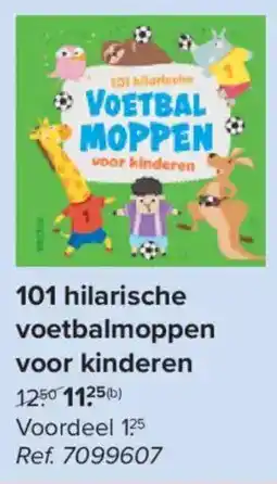 Carrefour 101 hilarische voetbalmoppen voor kinderen aanbieding