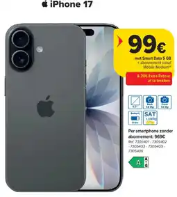 Carrefour iPhone 17 aanbieding