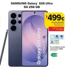 Carrefour Samsung Galaxy S26 Ultra 5G 256 GB aanbieding