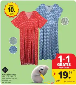 Carrefour Tex Jurk voor dames aanbieding
