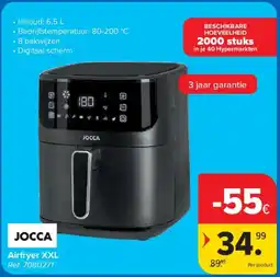 Carrefour Jocca Airfryer XXL aanbieding