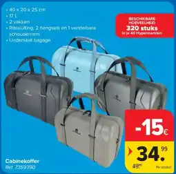 Carrefour Cabinekoffer aanbieding
