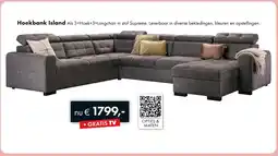 Woonsquare Hoekbank Island aanbieding