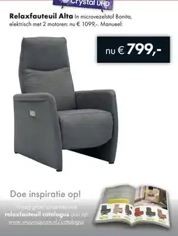 Woonsquare Relaxfauteuil Alta aanbieding