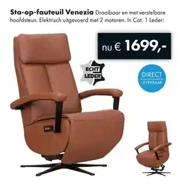 Woonsquare Sta-op-fauteuil Venezia aanbieding