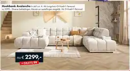Woonsquare Hoekbank Avalanche aanbieding