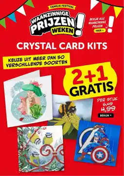 Boekenvoordeel Crystal card kits aanbieding
