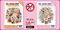 Boekenvoordeel 3d-push out aanbieding