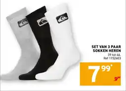 Trafic Set van 3 paar sokken heren aanbieding