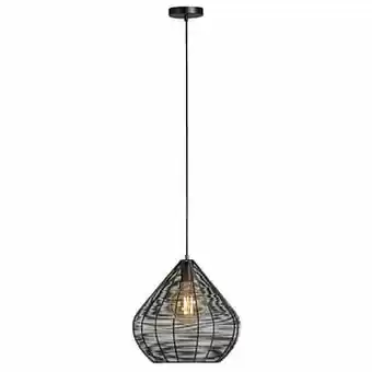Leen Bakker Hanglamp Vienne - mat zwart - Ø36x38 cm - Leen Bakker aanbieding