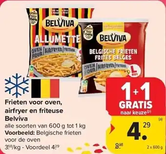 Frieten voor oven, airfryer en friteuse Belviva