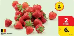 Carrefour Belgische Aardbeien aanbieding