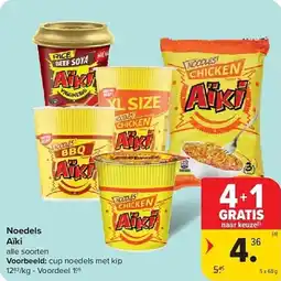 Carrefour Noedels Aiki aanbieding