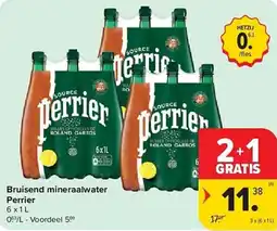 Carrefour Bruisend Mineraalwater Perrier aanbieding