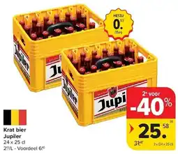 Carrefour Krat Bier Jupiler aanbieding