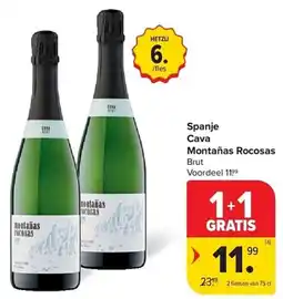 Carrefour Spanje Cava Montañas Rocosas aanbieding