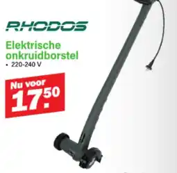 Van Cranenbroek Rhodos Elektrische onkruidborstel aanbieding